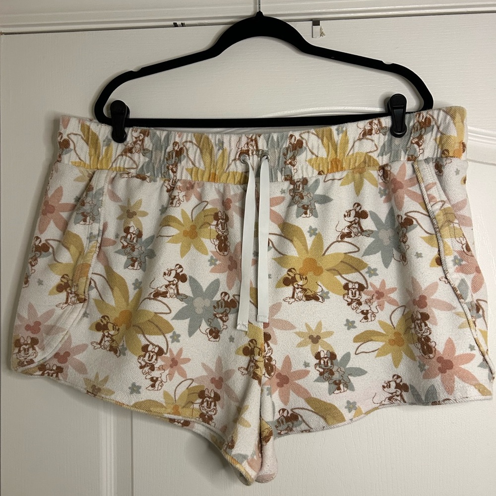 Disney Floral Minnie Shorts